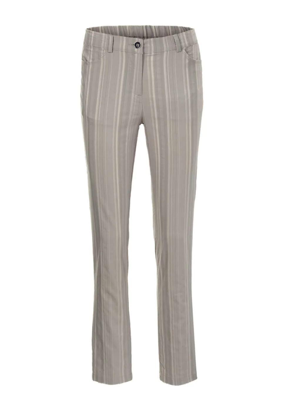 Pantalon structuré en tissu élastique