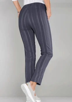 Pantalon structuré en tissu élastique