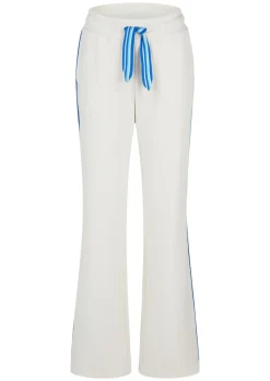 Pantalon sweat avec passepoil contrasté
