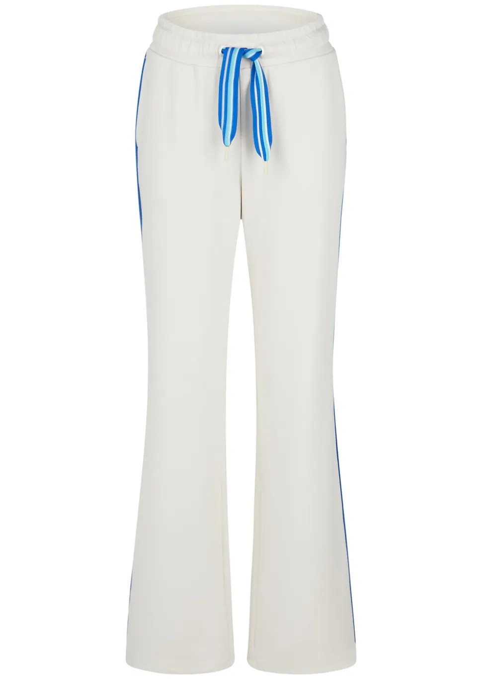 Pantalon sweat avec passepoil contrasté