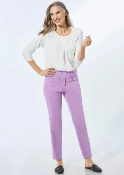 Pantalon étroit en bengaline LOUISA
