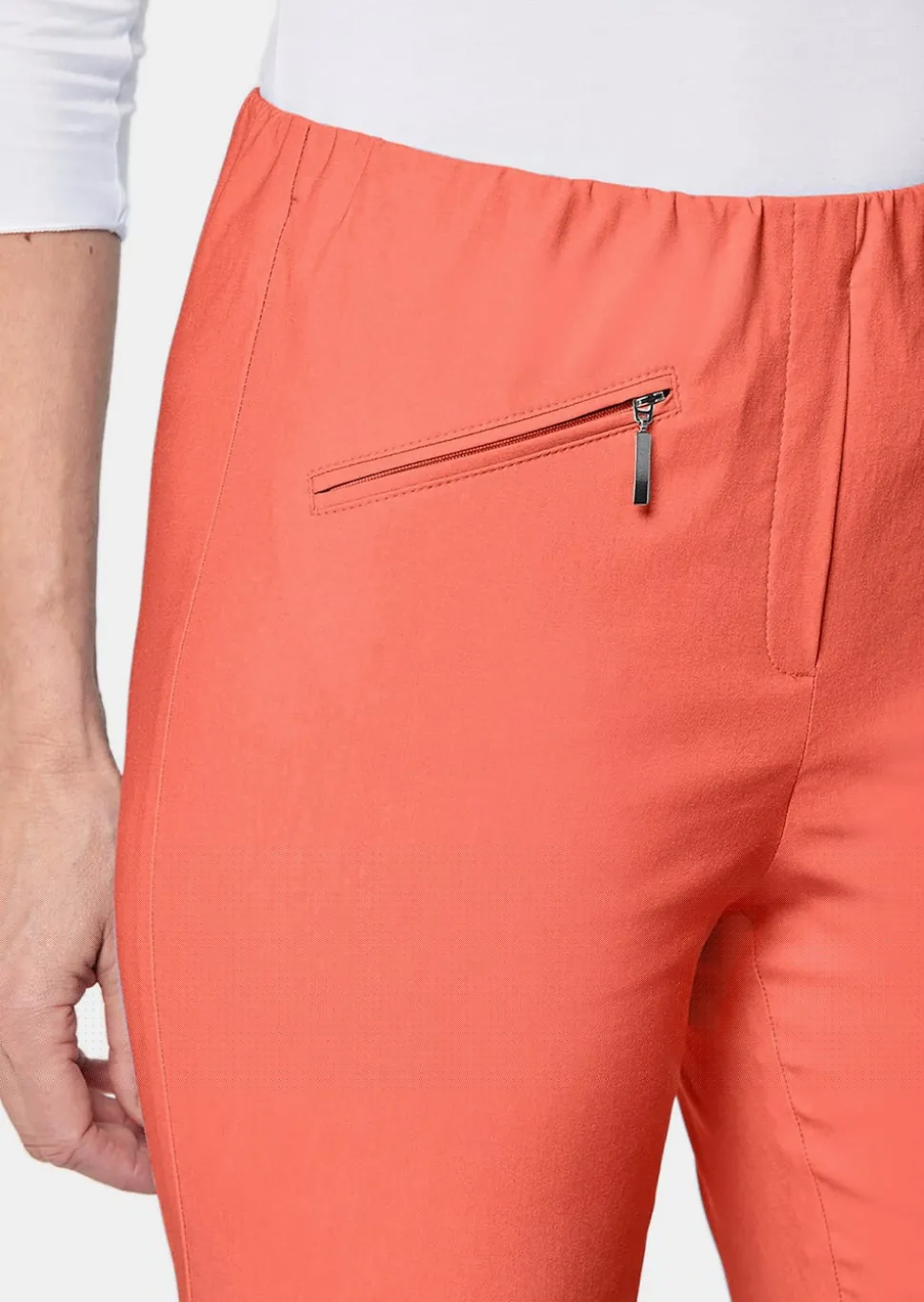 Pantalon étroit en bengaline LOUISA