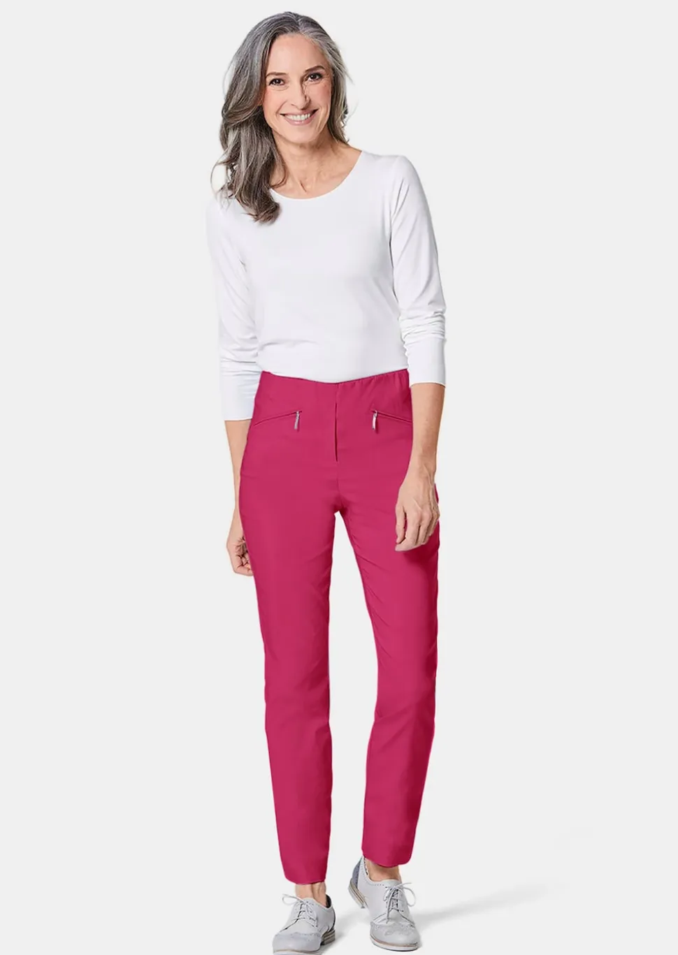 Pantalon étroit en bengaline LOUISA