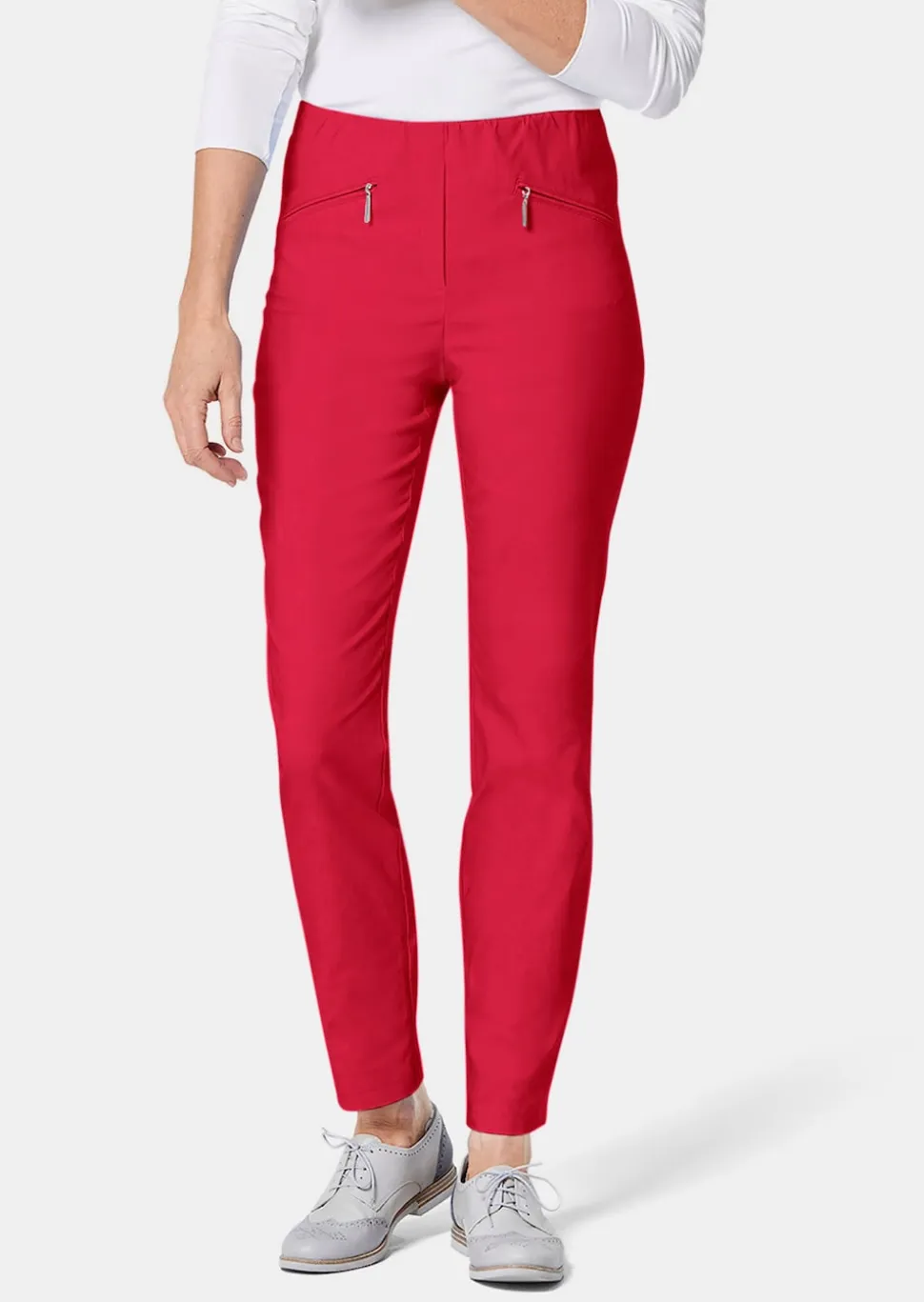 Pantalon étroit en bengaline LOUISA