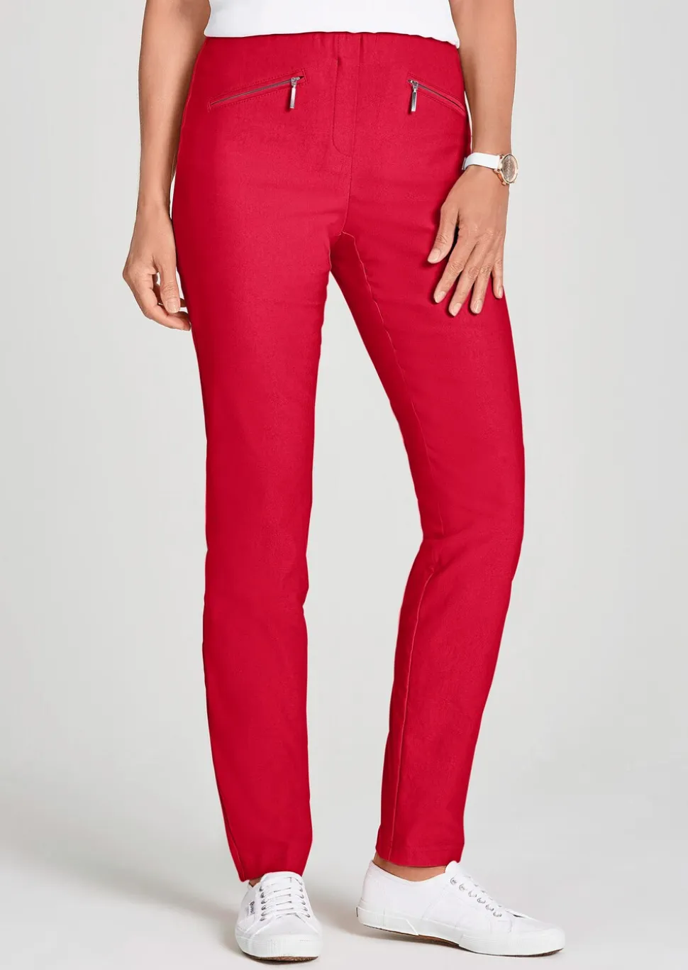 Pantalon étroit en bengaline LOUISA