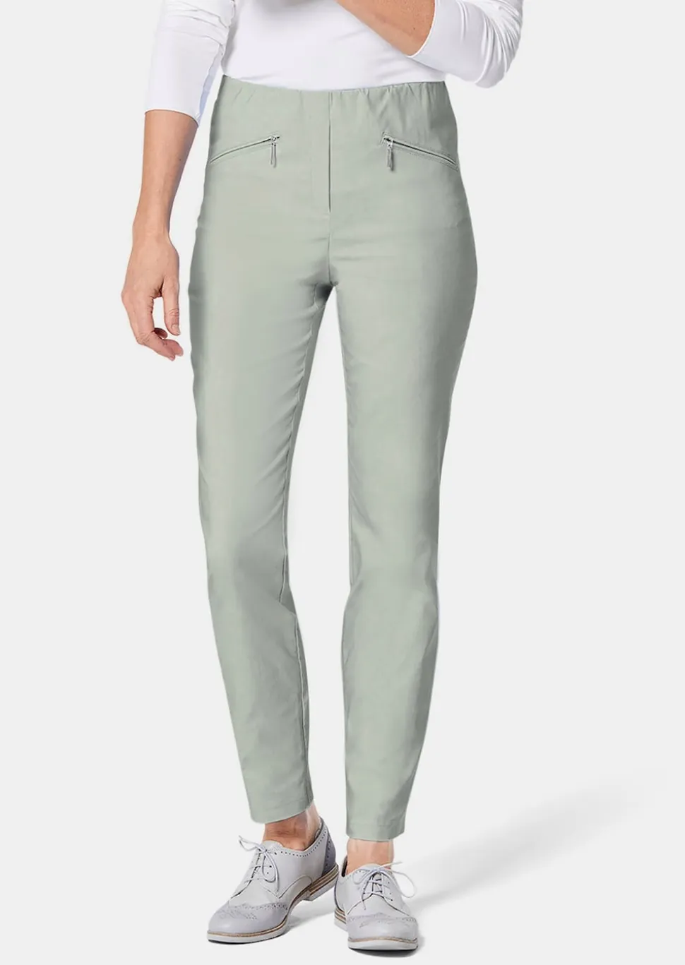 Pantalon étroit en bengaline LOUISA