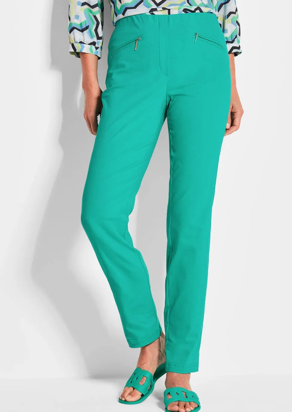 Pantalon étroit en bengaline LOUISA