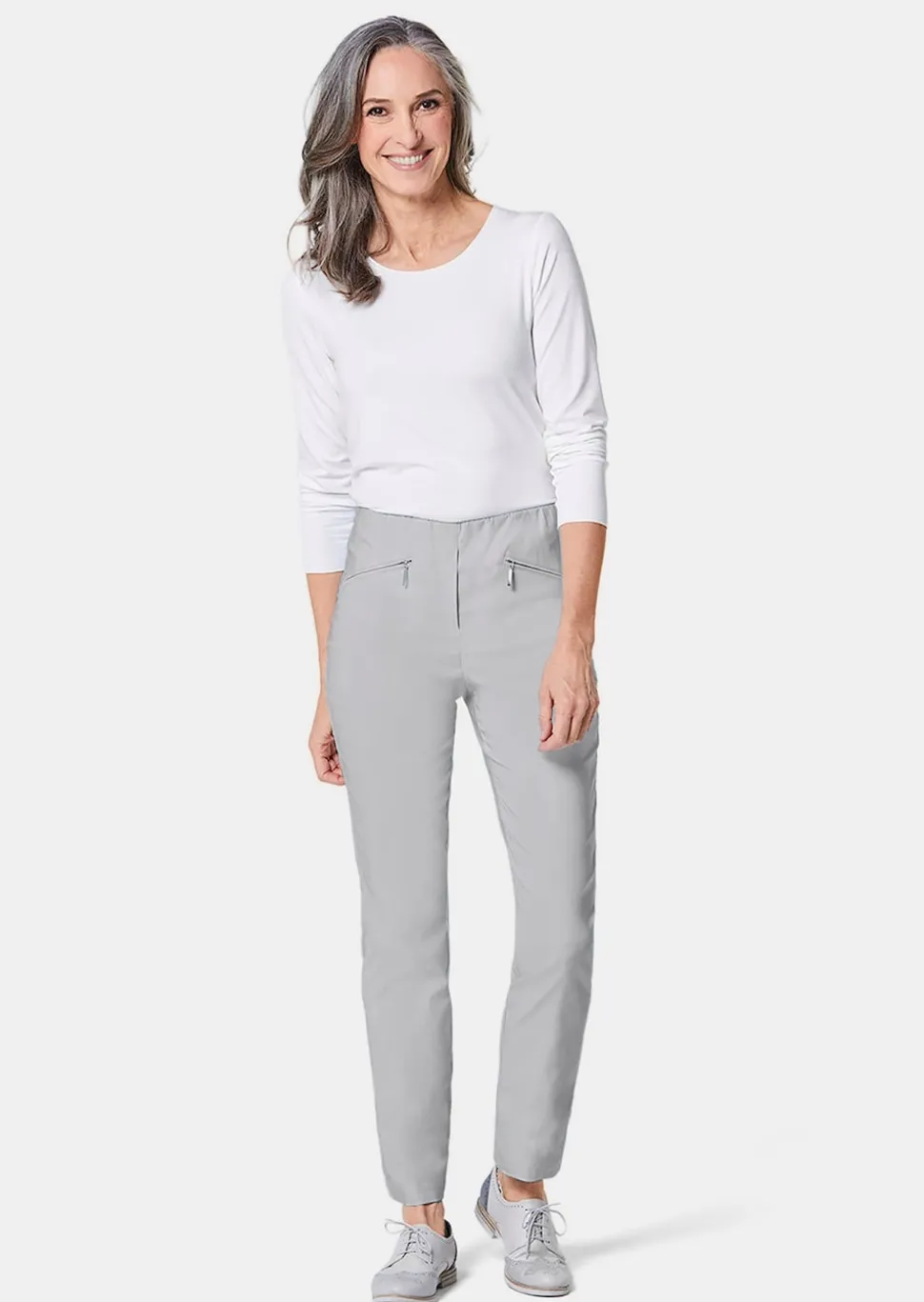 Pantalon étroit en bengaline LOUISA