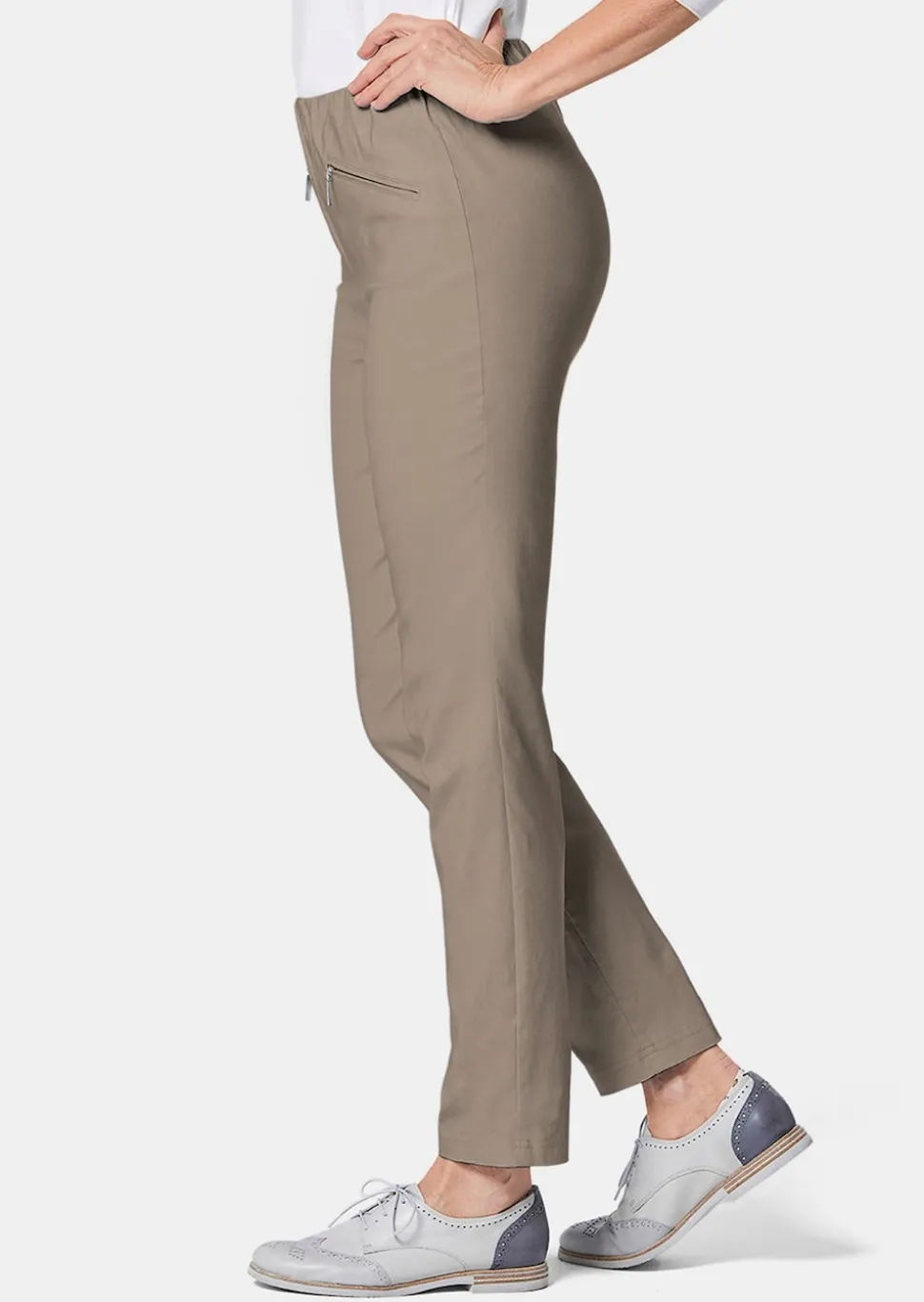 Pantalon étroit en bengaline LOUISA