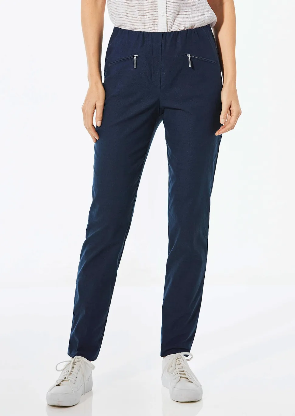 Pantalon étroit en bengaline LOUISA