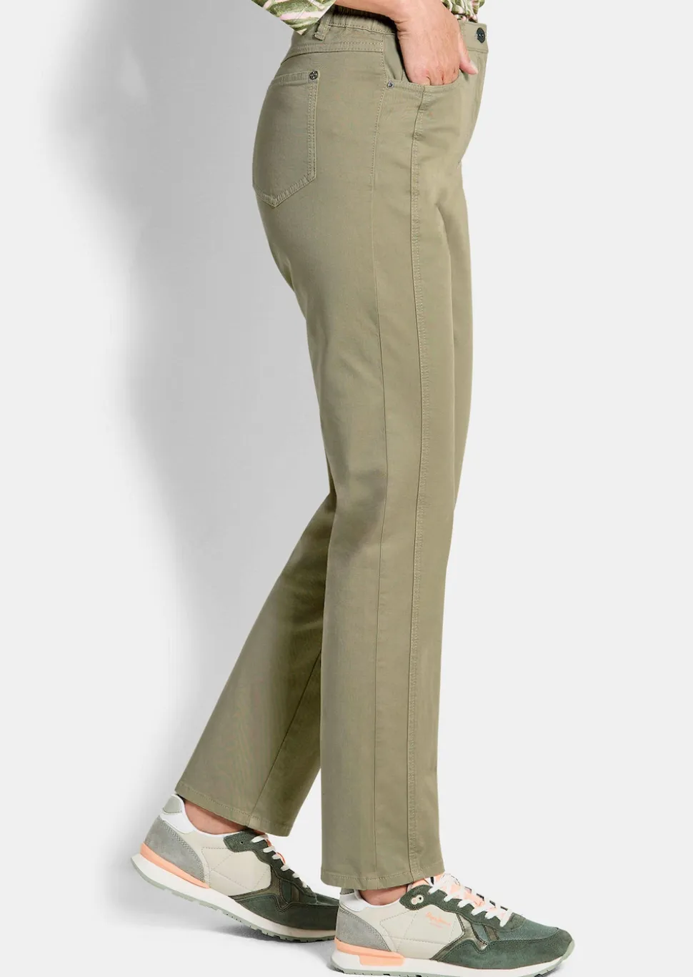 Pantalon étroit LOUISA à effet visuel amincissant