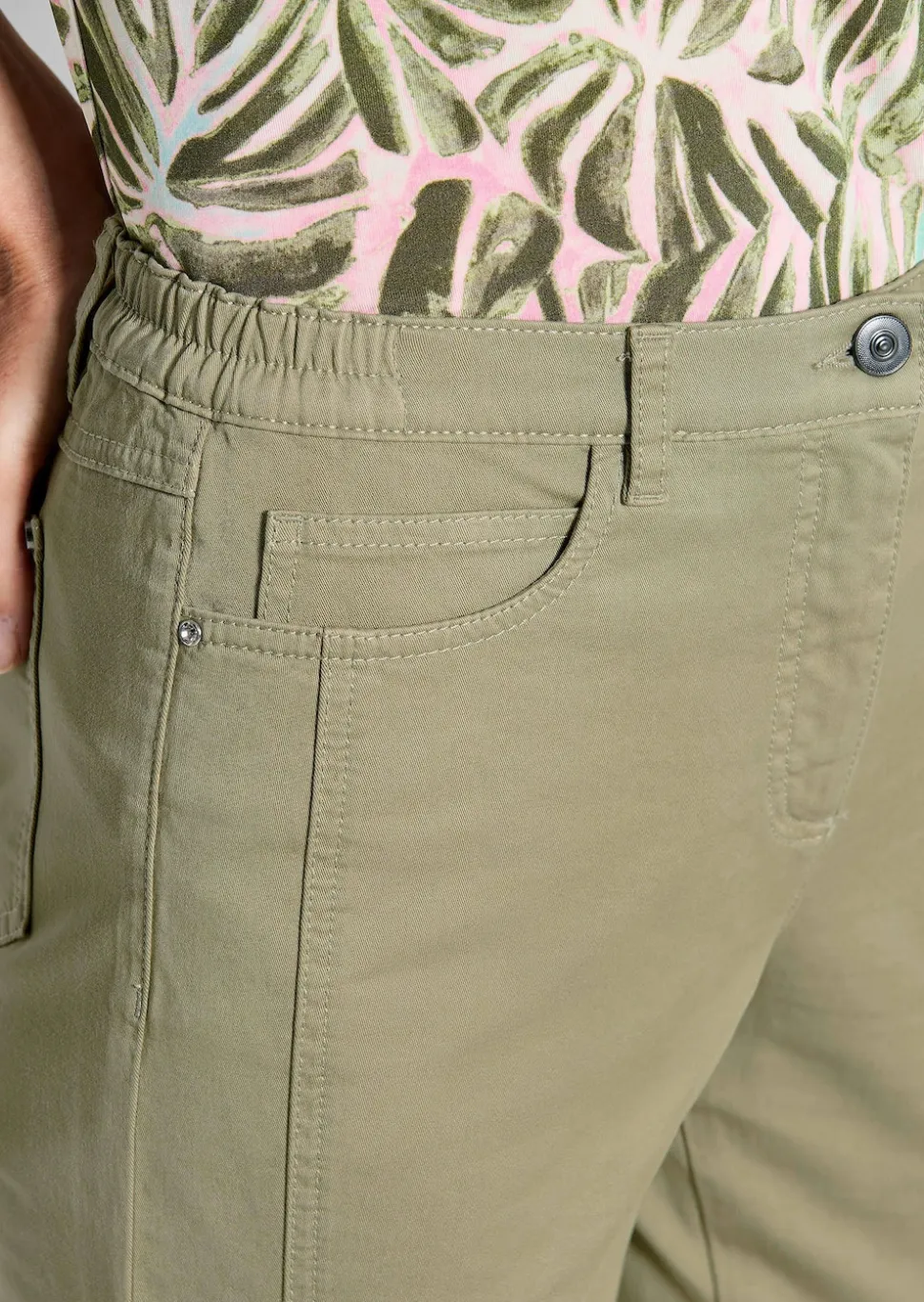 Pantalon étroit LOUISA à effet visuel amincissant