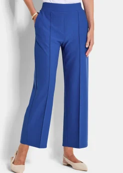 Pantalon VERA en longueur cheville, avec nervures