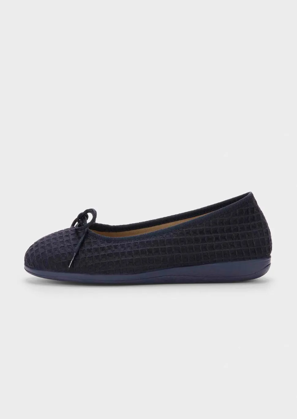 Pantoufles ballerines en coton