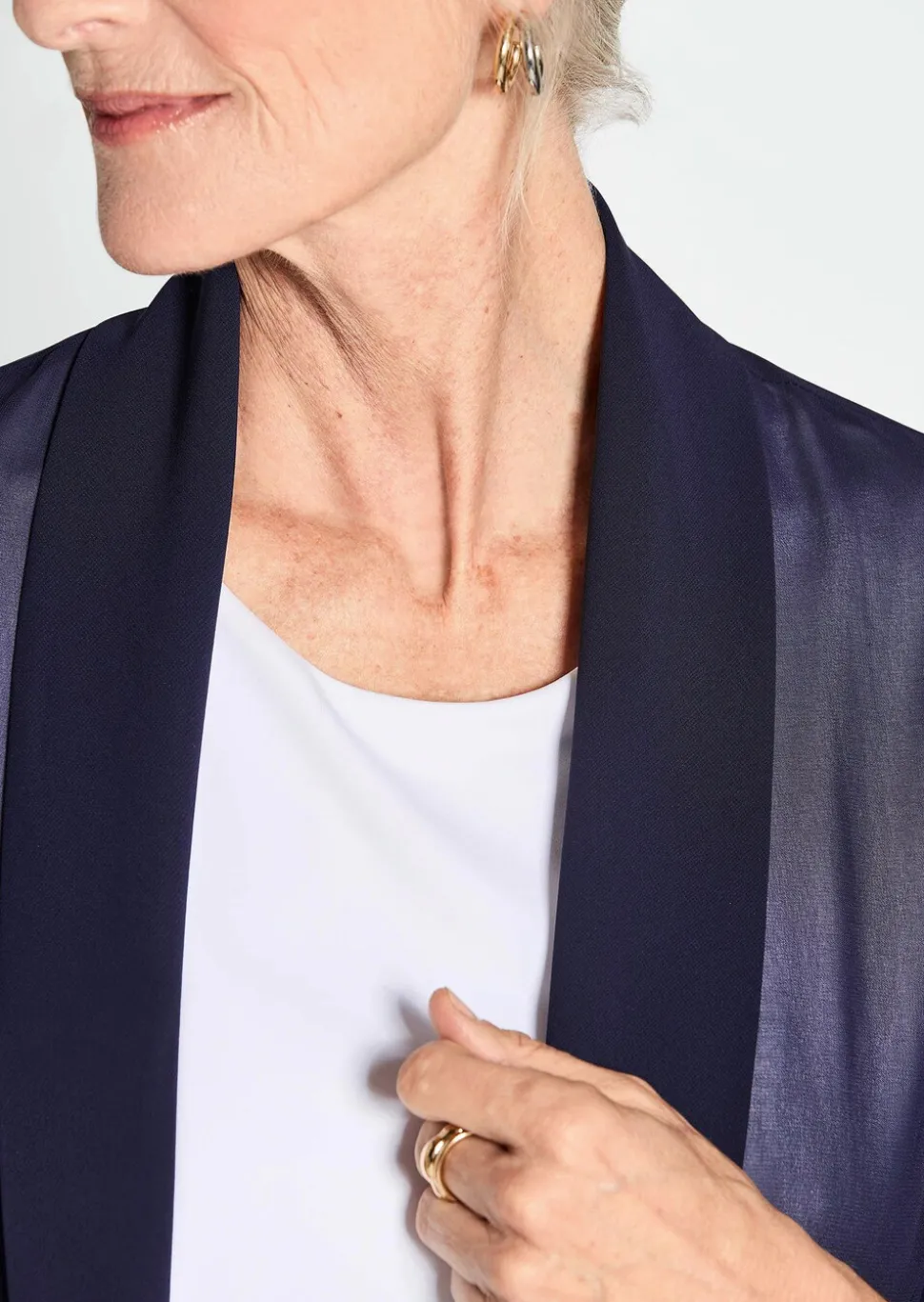 Petite veste en mousseline