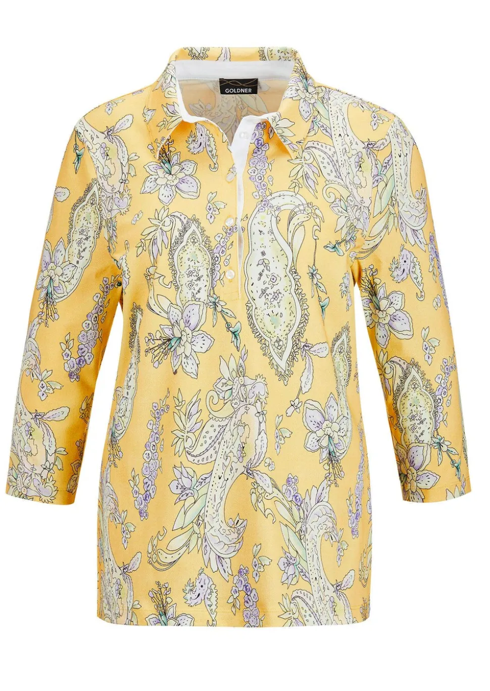 Polo au motif cachemire