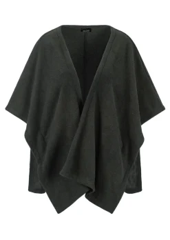 Poncho en laine polaire