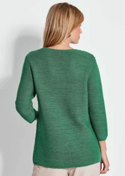 Pull avec détails en tricot