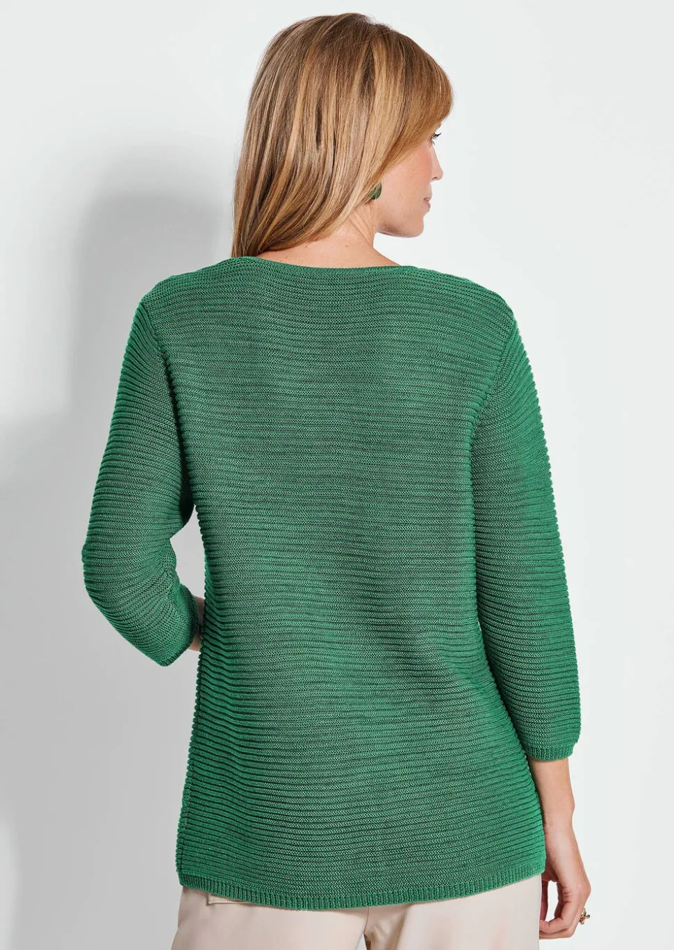 Pull avec détails en tricot