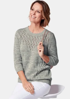 Pull avec motif ajouré séduisant