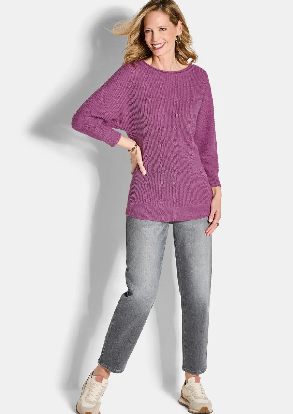 Pull avec teneur en pure laine vierge
