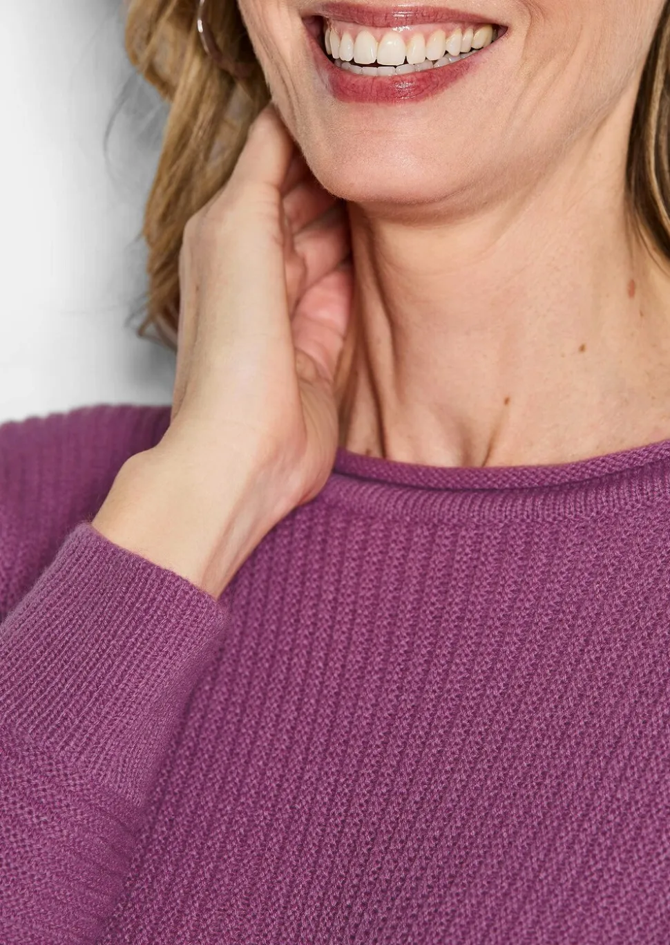 Pull avec teneur en pure laine vierge