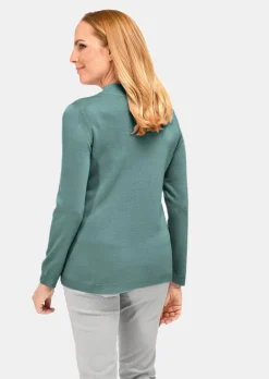 Pull à col droit