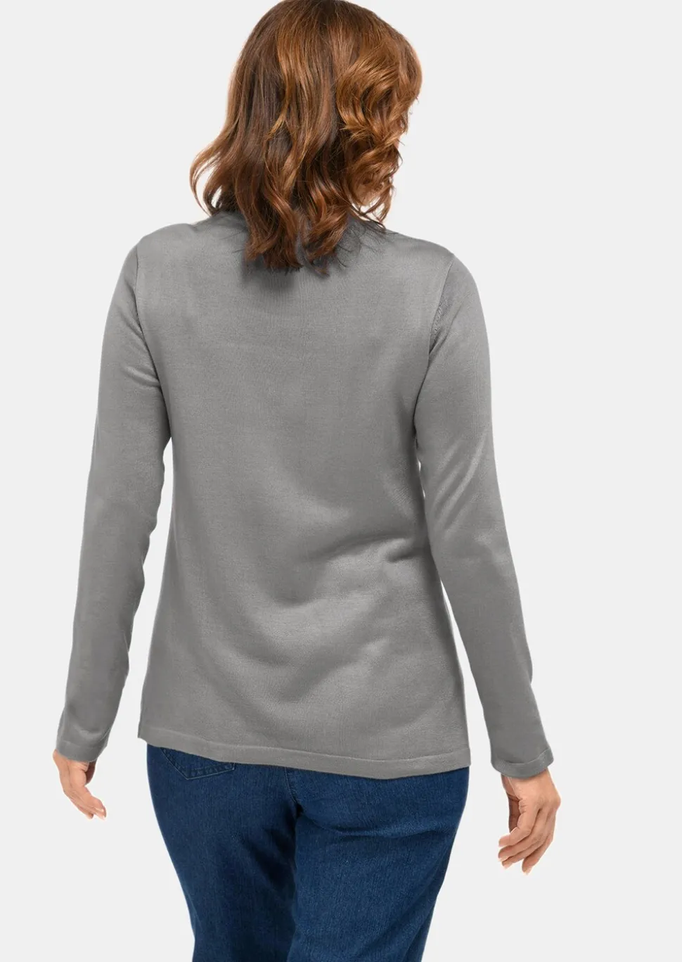 Pull à col droit