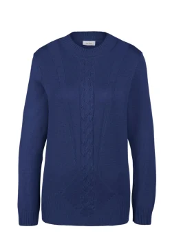Pull à col droit