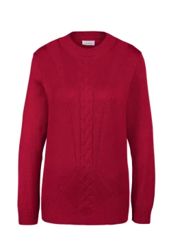 Pull à col droit