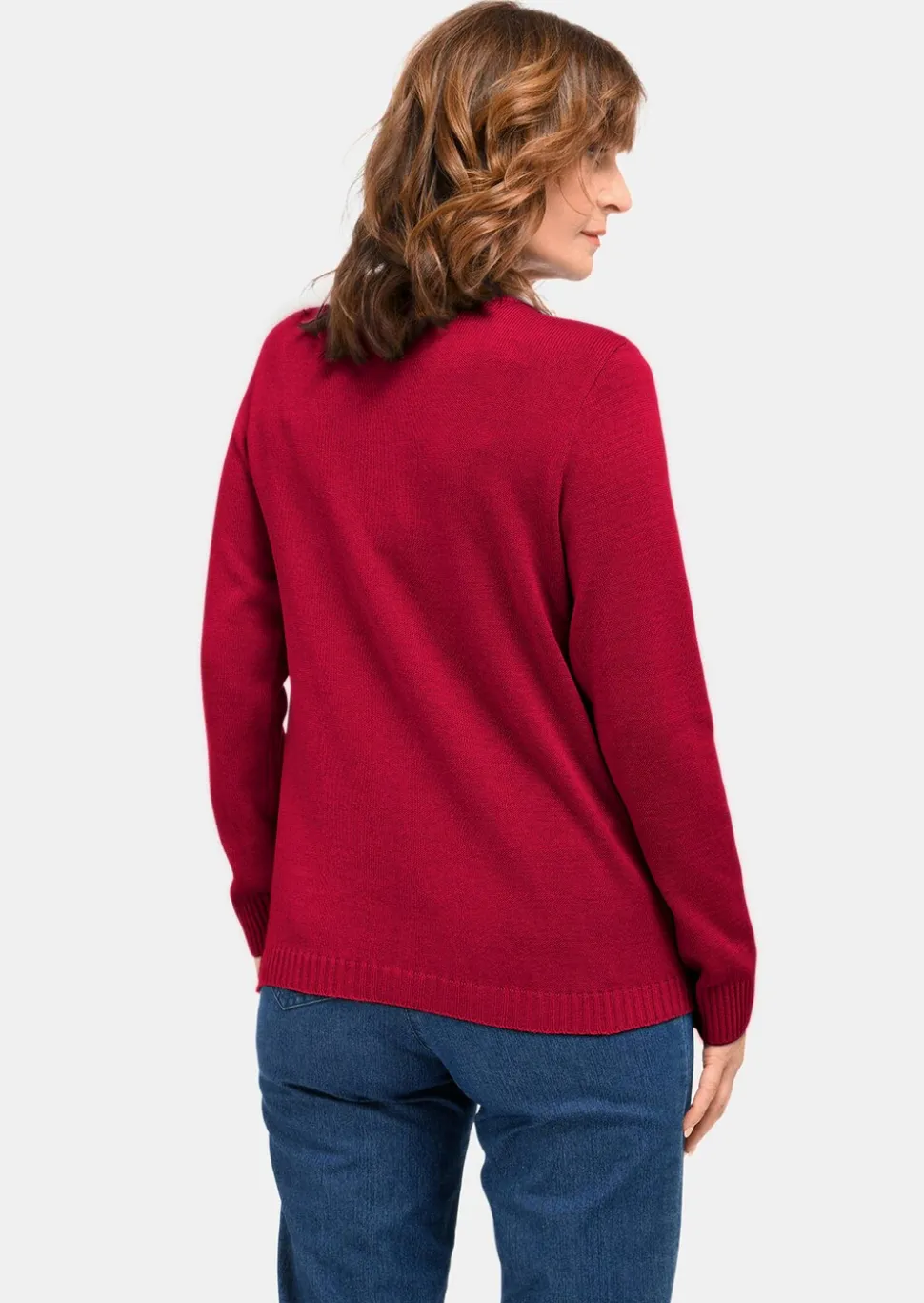 Pull à col droit