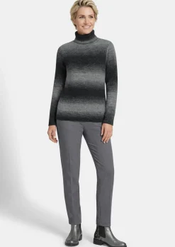 Pull à col roulé avec teneur en laine vierge