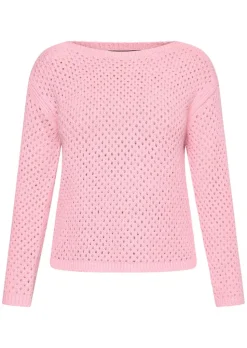 Pull douillet avec motif ajouré