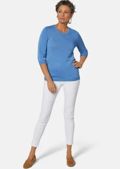 Pull d'été en tricot ajouré