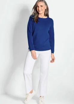 Pull à encolure bateau en cachemire
