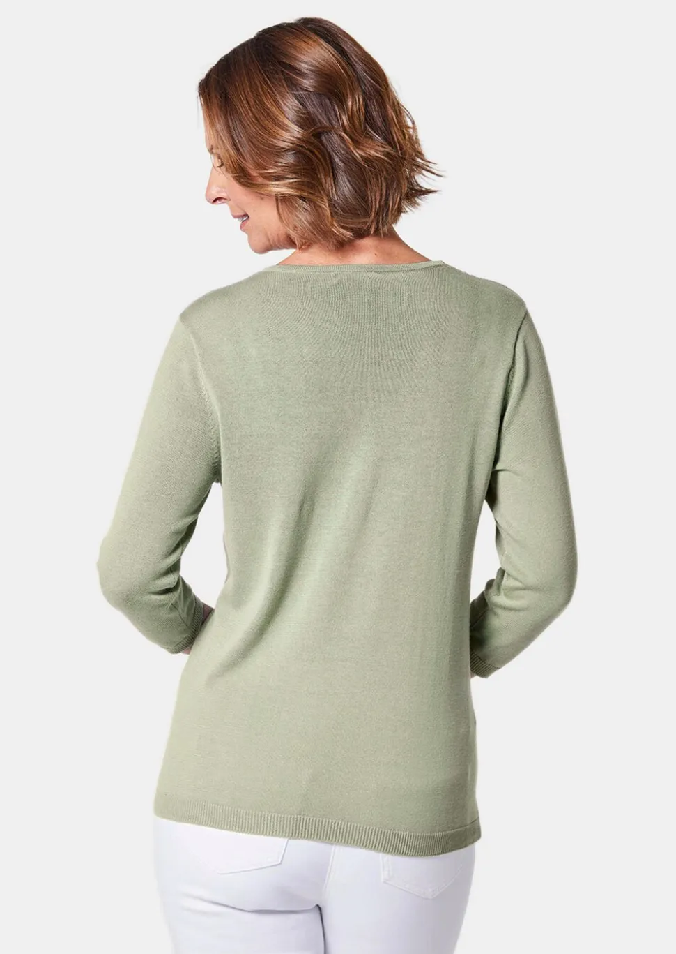 Pull encolure en V