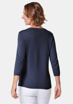 Pull encolure en V
