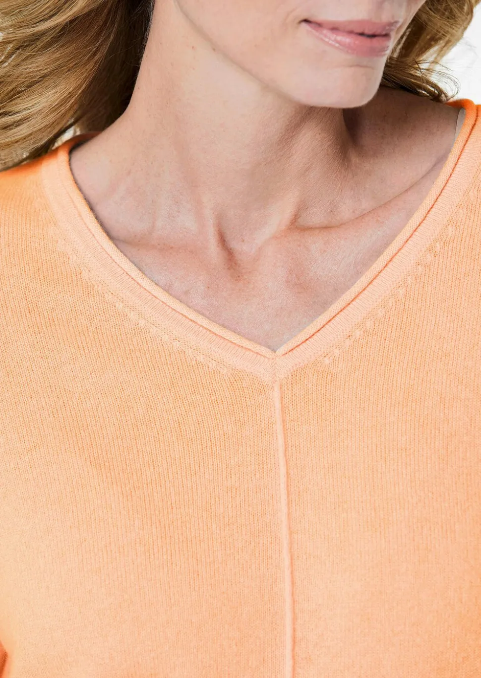 Pull à encolure en V en cachemire