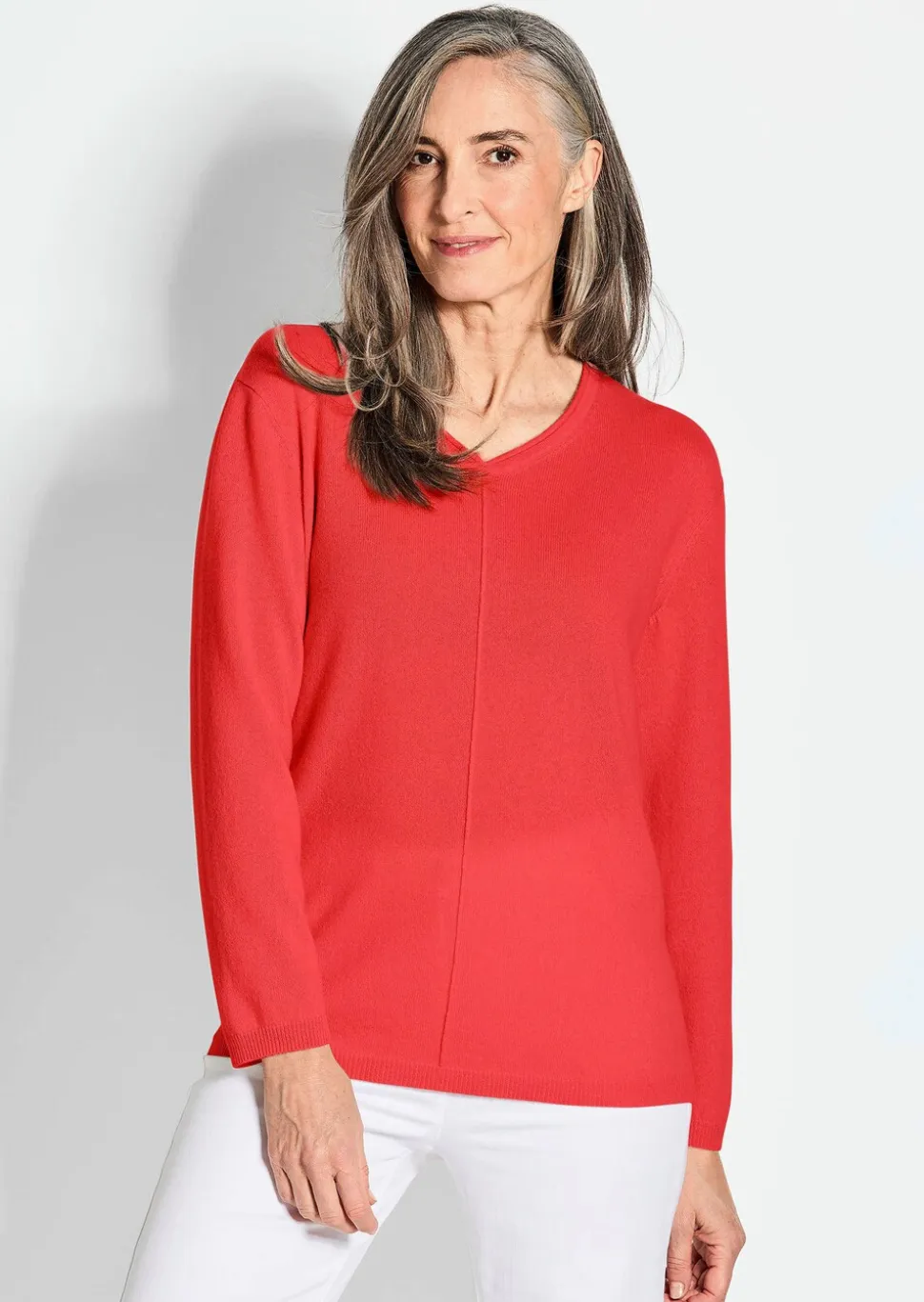 Pull à encolure en V en cachemire