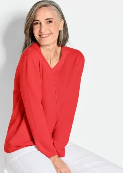 Pull à encolure en V en cachemire