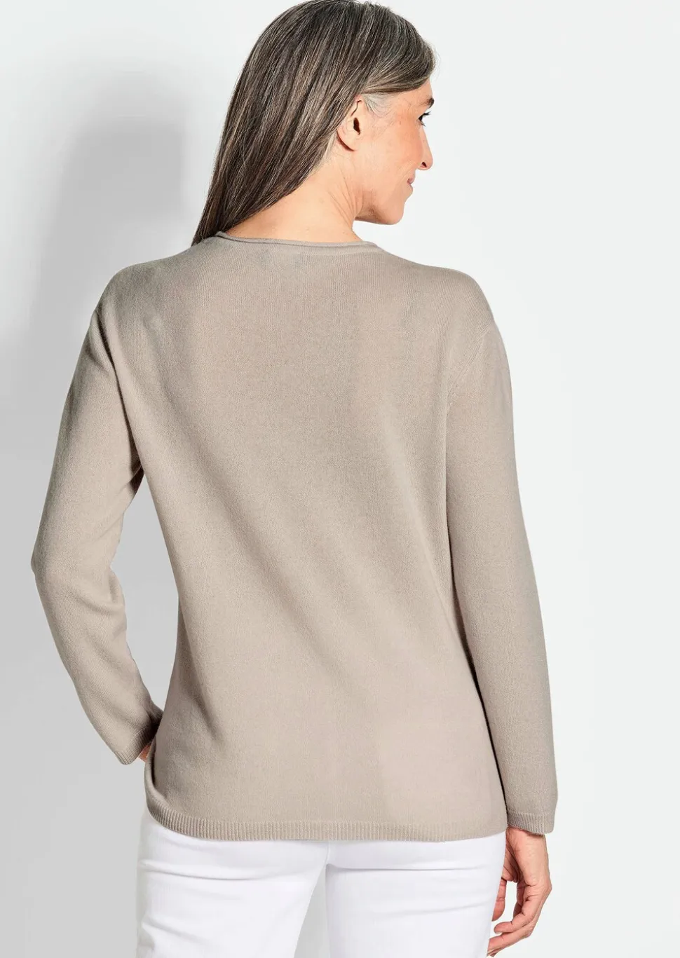 Pull à encolure en V en cachemire