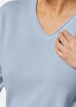 Pull à encolure en V en cachemire