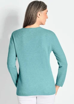 Pull à encolure en V en cachemire