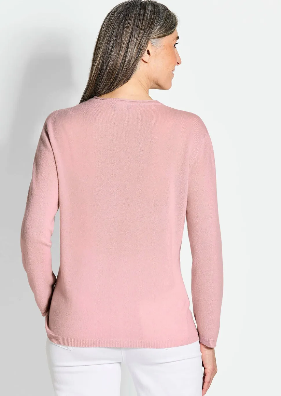 Pull à encolure en V en cachemire
