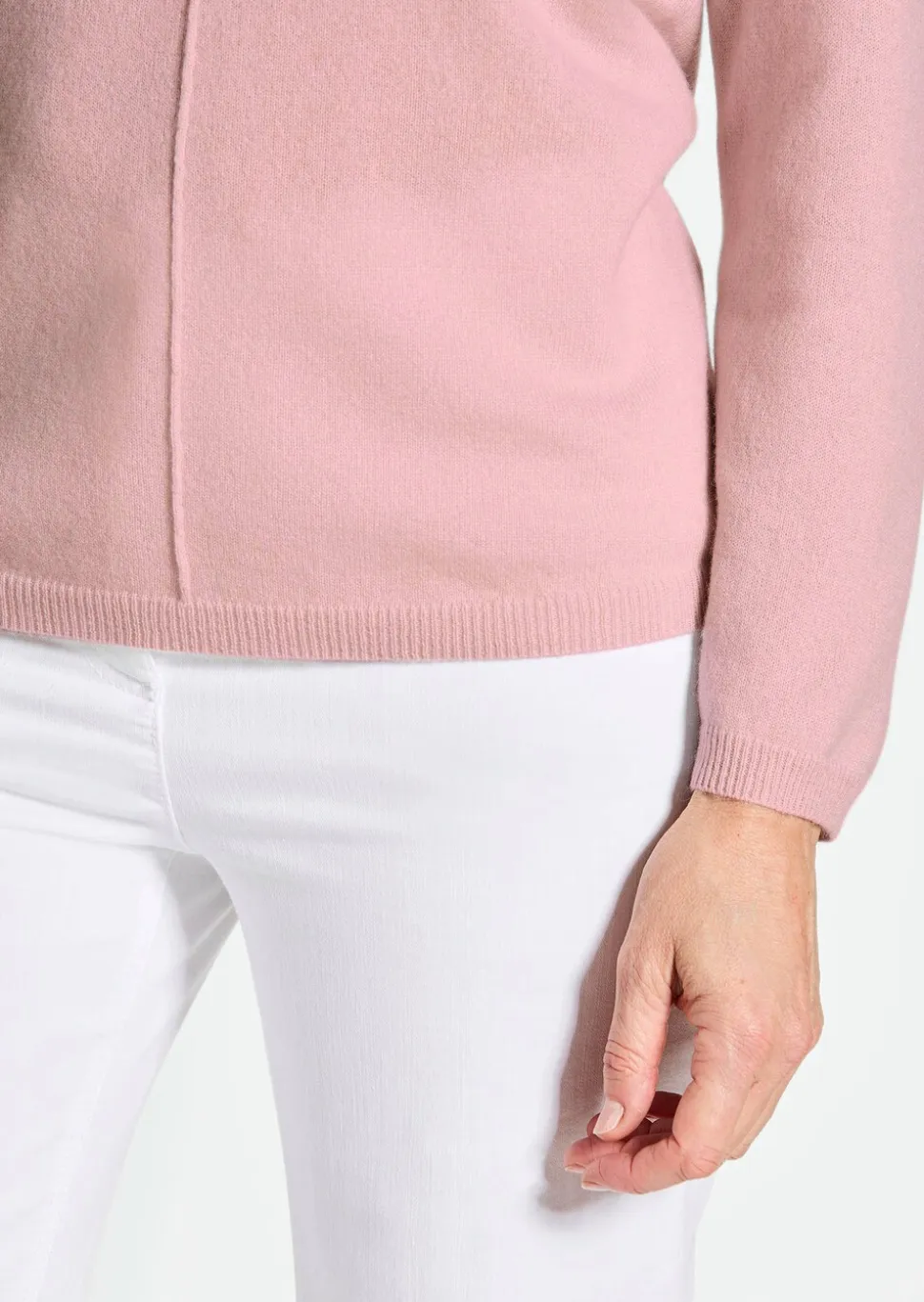 Pull à encolure en V en cachemire
