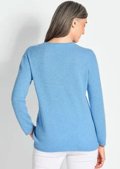 Pull à encolure en V en cachemire