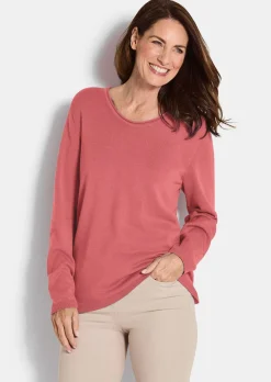 Pull en coton et viscose