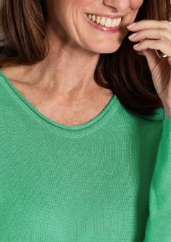 Pull en coton et viscose