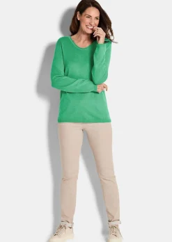 Pull en coton et viscose
