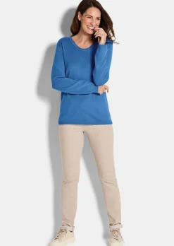 Pull en coton et viscose